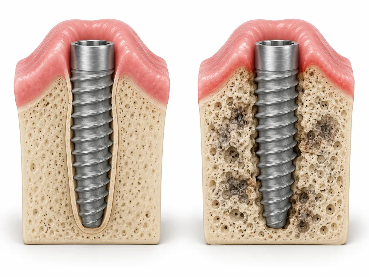 A site like this can take an implant, but not a tooth on the same day. It is better to wait.