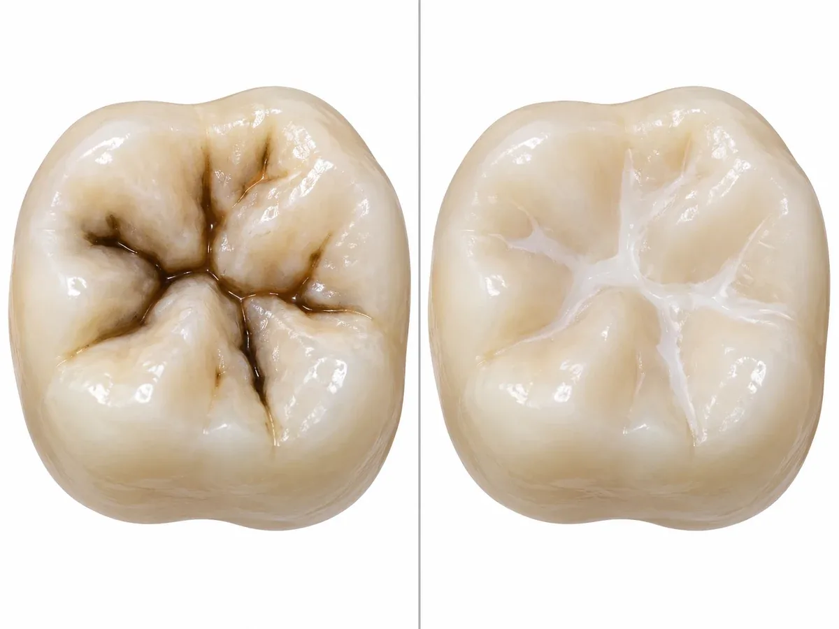 Deep grooves can be filled in advance so they are easier to clean.